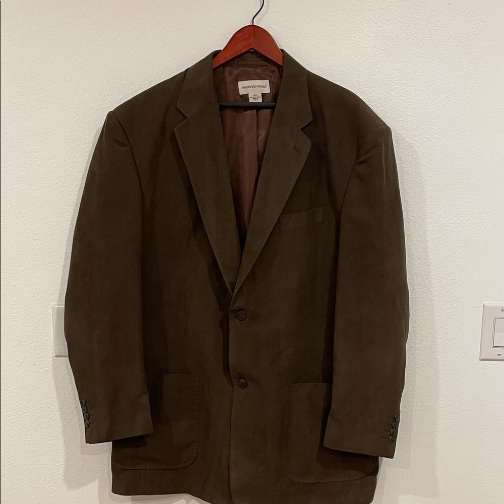 Pronto Uomo Dark Brown Blazer 2XLT